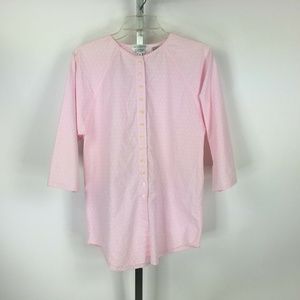 Amy Barr Women's Button-Up Shirt Sz Small Top